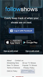 Mobile Screenshot of followshows.com